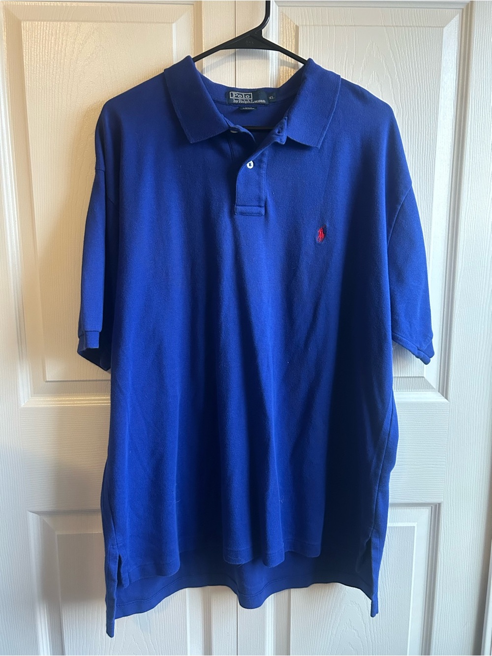 Classic Polo by Ralph Lauren men’s polo – vibrant blue, size XL